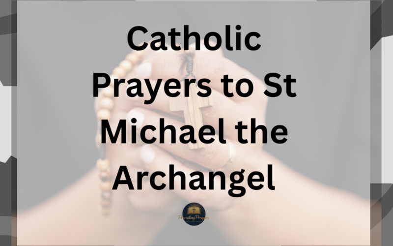 Prayers to St Michael the Archangel