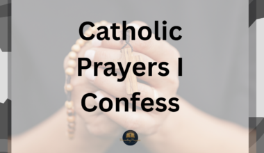 Catholic Prayers I Confess