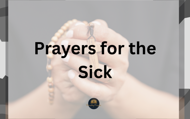 Prayers for the Sick