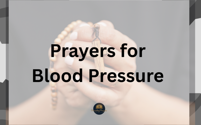 Prayers for Blood Pressure