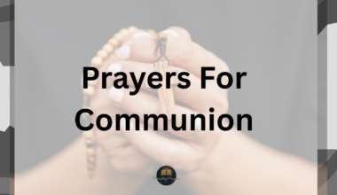 Prayers For Communion