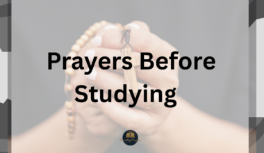 Prayers Before Studying