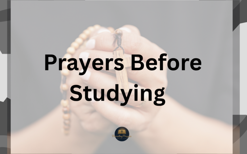 Prayers Before Studying